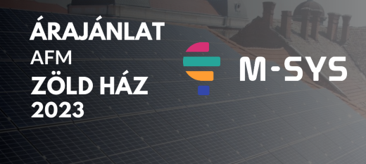 ÁRAJÁNLAT AFM ZÖLD HÁZ 2023
